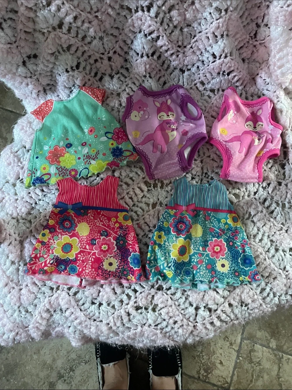 Baby Alive Doll outfit lot of 5 outfits
